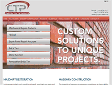 Tablet Screenshot of ctpanchors.com